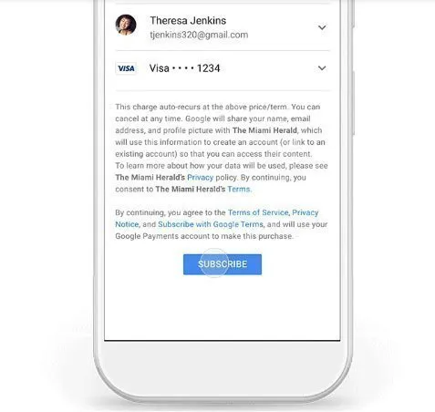 Infolibre activa Suscríbeme con Google