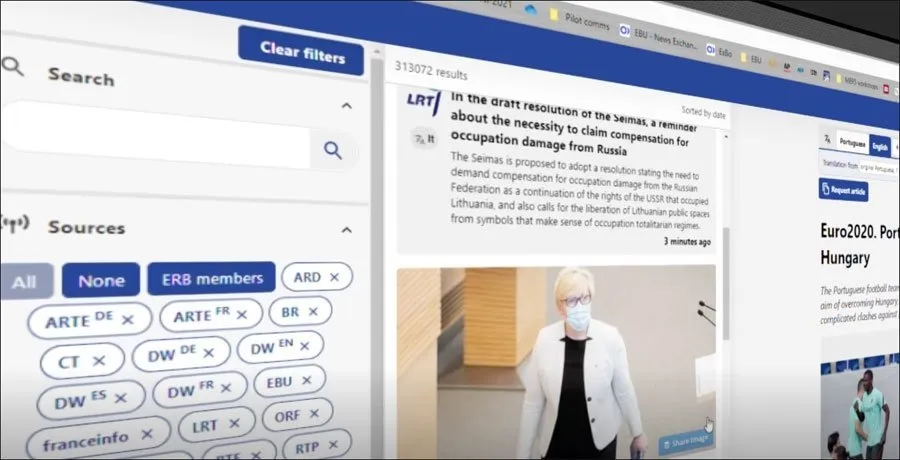 Diez televisiones públicas europeas podrán compartir hasta 1.500 noticias al día