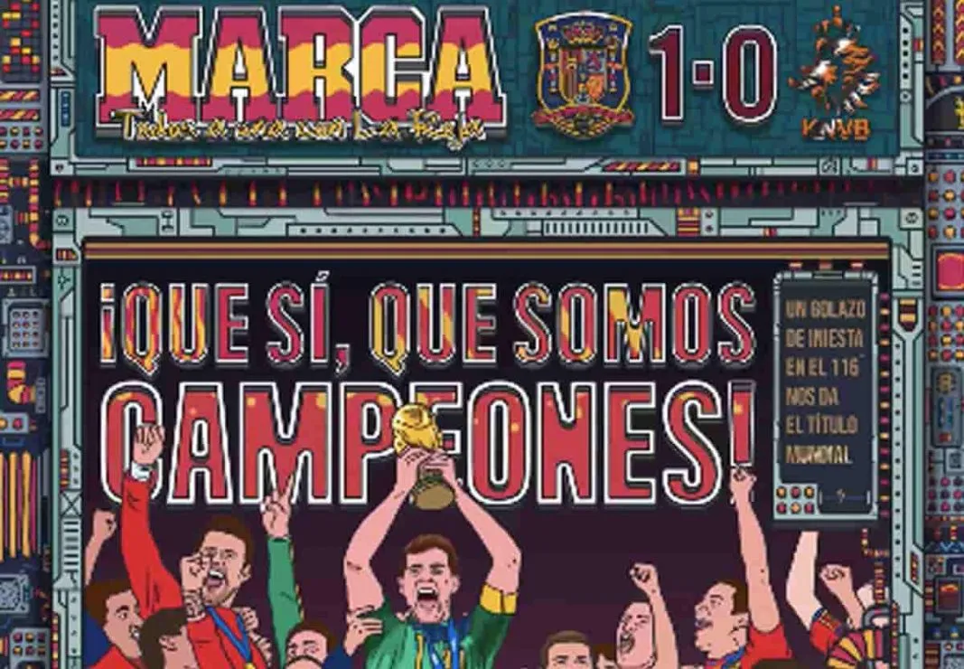 Esta portada NFT de MARCA se vende por más de 12000 euros