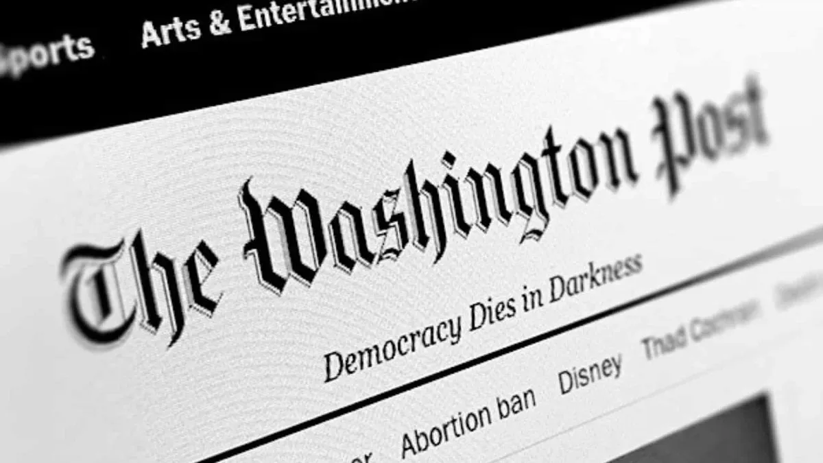 Portada online de THE WASHINGTON POST