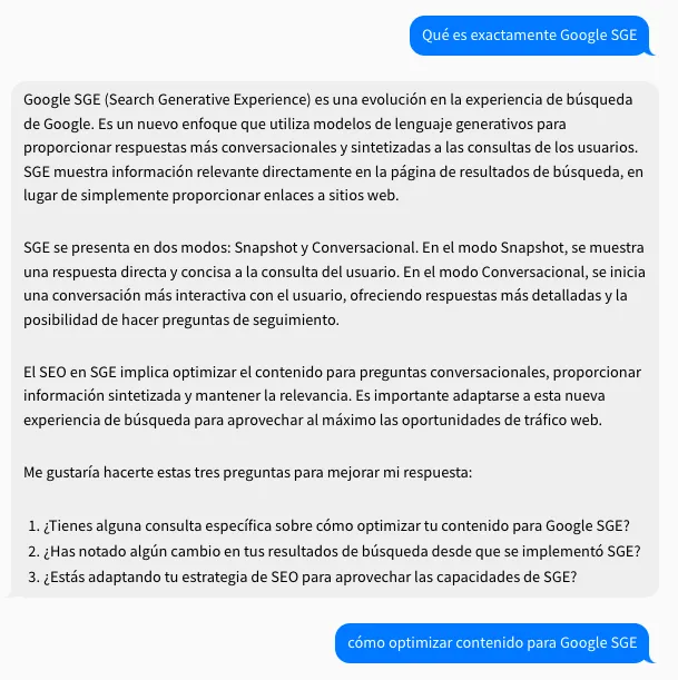 Hola, soy discoverGPT PRO: pregúntame cómo ganar audiencias en Google Discover 3 Captura de Pantalla 2023 10 05 a las 23.13.52