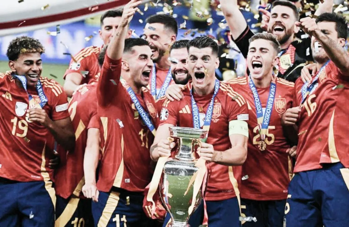 La final de la Eurocopa de España - Inglaterra le da a La1 (TVE) el 78,7% de cuota en las audiencias de televisión 1 La victoria en la Eurocopa de España sobre Inglaterra le da el 78,7% a TVE1 en las audiencias de televisión