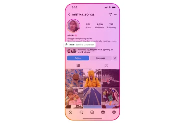 Instagram permite añadir tu canción favorita a la bio de tu perfil 87 Instagram permite añadir tu canción favorita a la bio de tu perfil