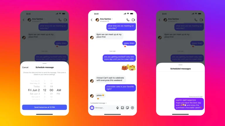 "Este DM es de hace un mes". Instagram te dejará programar mensajes directos. Y llegan más novedades 9 Instagram te dejará programar mensajes directos