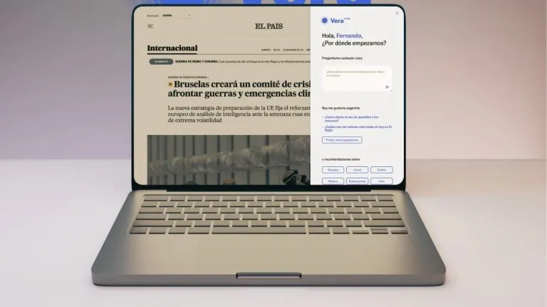 EL PAÍS activa su propio ChatGPT. Y lo llama Vera, con acceso sólo a los suscriptores a su muro de pago