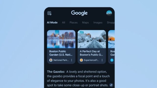 Google lanza en Estados Unidos Modo IA, para darle a AI Overviews búsquedas más profundas.
