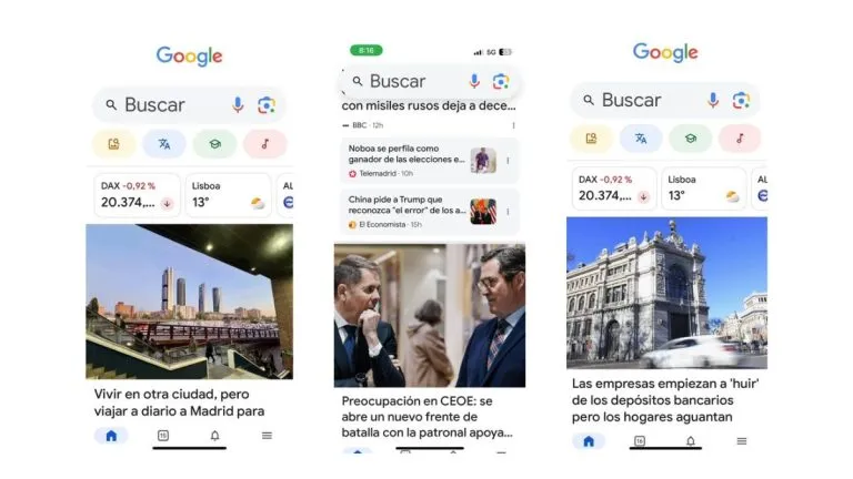 Google Discover activa las fotos a tamaño completo
