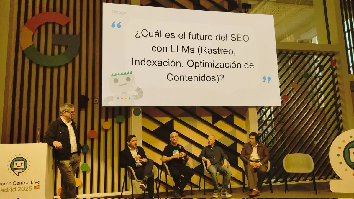 Google te penaliza si tu contenido principal lo creas con IA (y otros 11 titulares del Search Central Live Madrid 2025) 2 Search Central Live 2025 Madrid, 11 titulares del evento SEO de Google