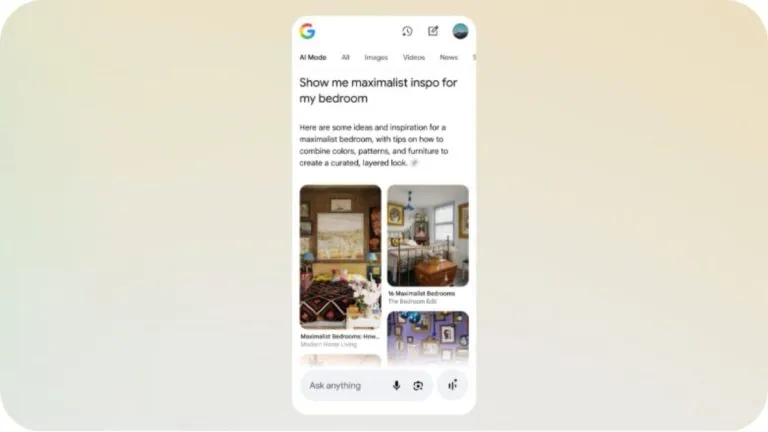 Google AI Mode estrena búsqueda con imágenes. Sin palabras y a comprar