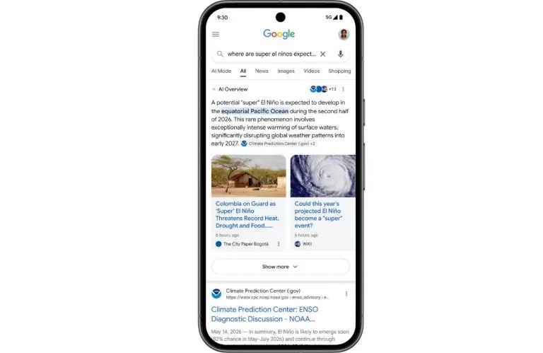 Google ya permite bloquear noticias en AI Overviews 15 Google ya facilita bloquear noticias en AI Overviews. Foto: Alphabet
