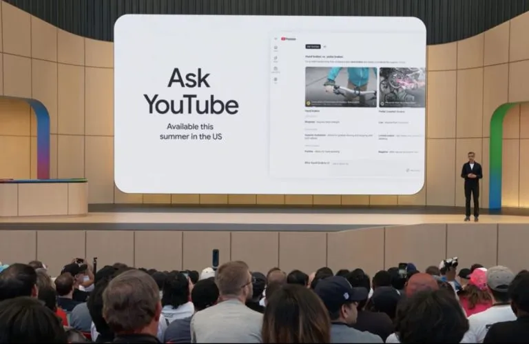 ¿Qué es Ask YouTube? La IA de Google llega a YouTube. Foto: Google I/O