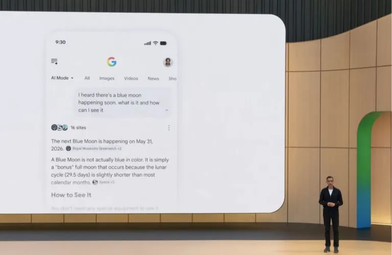 Microsoft corrige a Google. Existe el zero click. Foto: Google I/O.